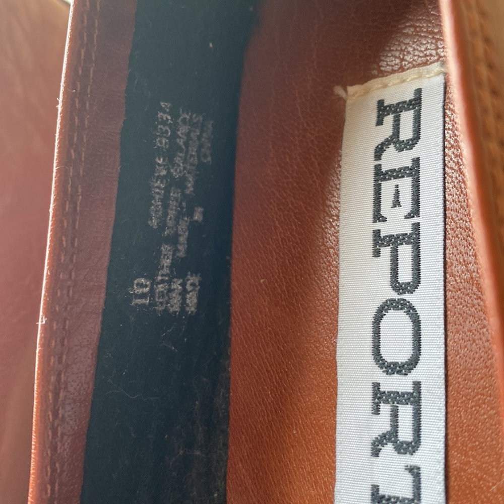 Vintage Women’s Loafers Leather Brown size 10 90s 80s Report - Picture 10 of 17